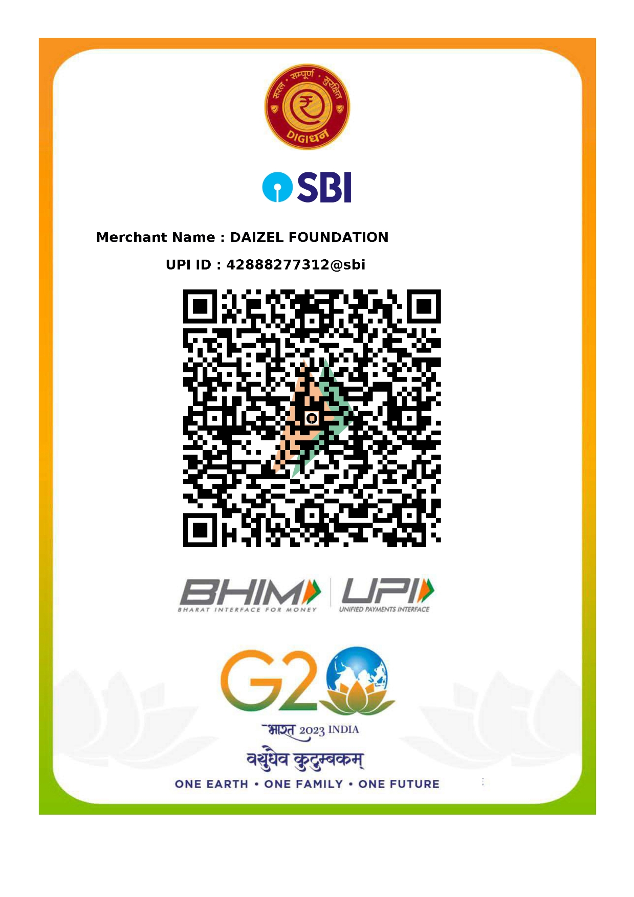 donate upi qr